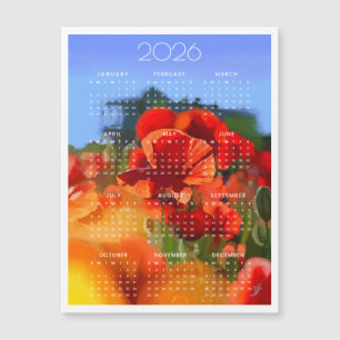 The poppy house painting 2026 calendar 