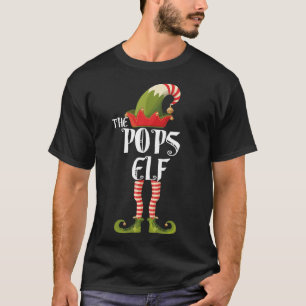 the pops elf family elf matching christmas T-Shirt
