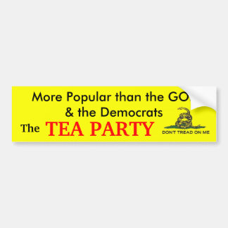 The Popular Party Bumper Sticker