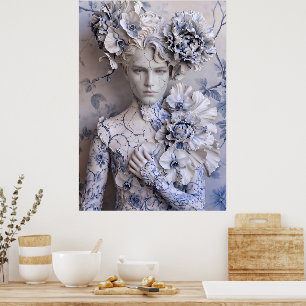 The Porcelain Fey Male Art Print