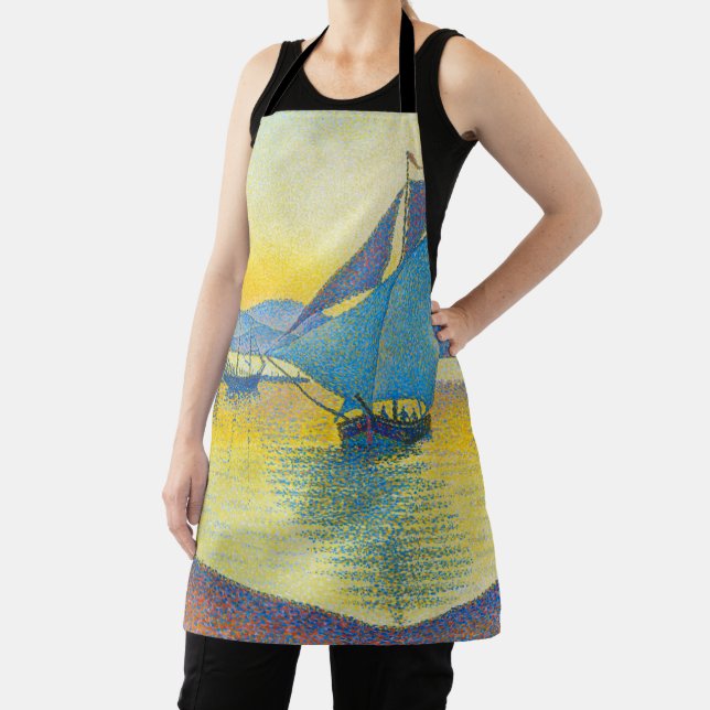 The Port at Sunset, Signac Apron (Insitu)