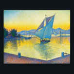 The Port at Sunset, Signac Poster<br><div class="desc">Paul Victor Jules Signac (11 November 1863 – 15 August 1935) was a French Neo-Impressionist painter who,  working with Georges Seurat,  helped develop the Pointillist style. Quote:Wikipedia</div>