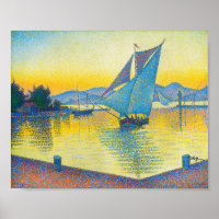The Port at Sunset, Signac