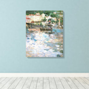 The Port, Nice by Berthe Morisot, Vintage Fine Art Canvas Print