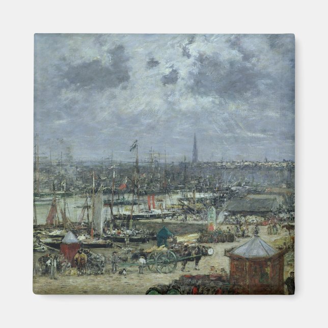 The Port of Bordeaux, 1874 Magnet (Front)