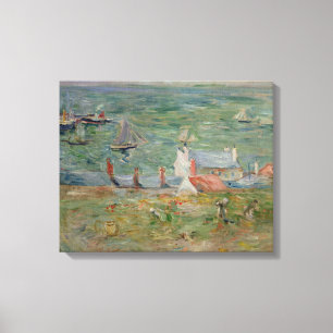 The Port of Gorey on Jersey, 1886 Canvas Print