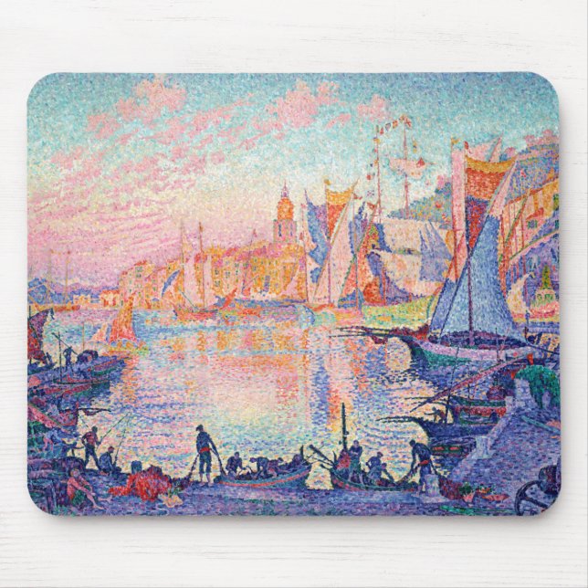 The Port of Saint-Tropez, Signac Mouse Pad (Front)