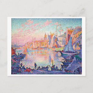 The Port of Saint-Tropez, Signac Postcard