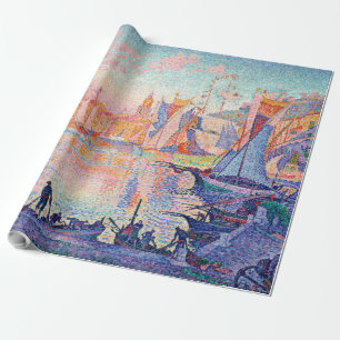 The Port of Saint-Tropez, Signac Wrapping Paper