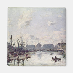 The Port of Trade, Le Havre, 1892 Magnet