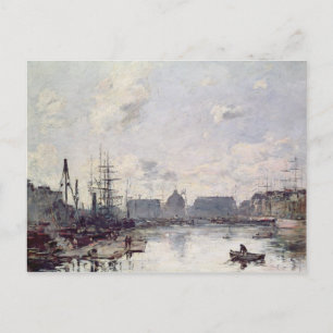 The Port of Trade, Le Havre, 1892 Postcard