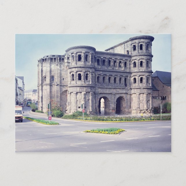 The Porta Nigra, 4th century Postcard (Front)