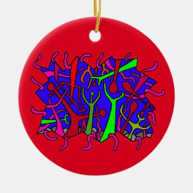 The Portal Ceramic Tree Decoration (Front)