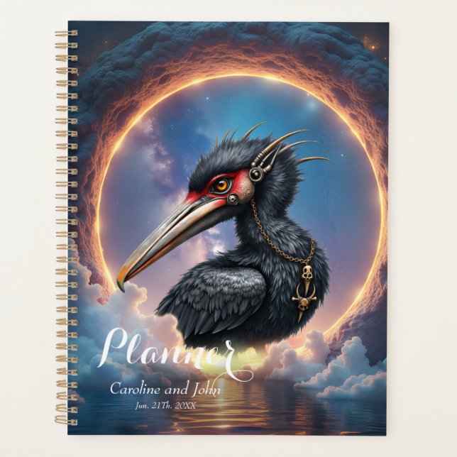The Portal Keeper – Fantasy bird Planner (Front)