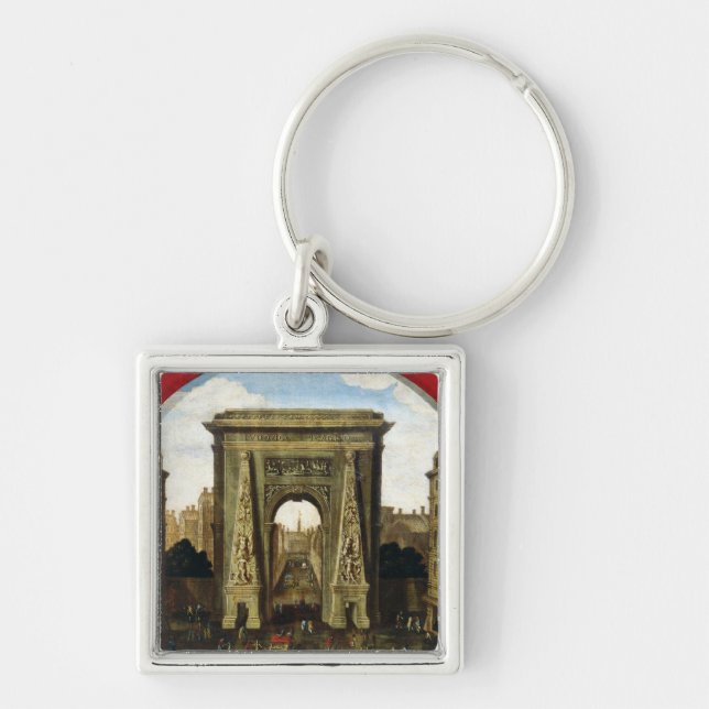The Porte Saint-Denis Key Ring (Front)