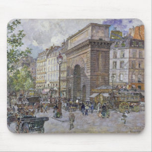 The Porte Saint-Martin, 1898 Mouse Pad