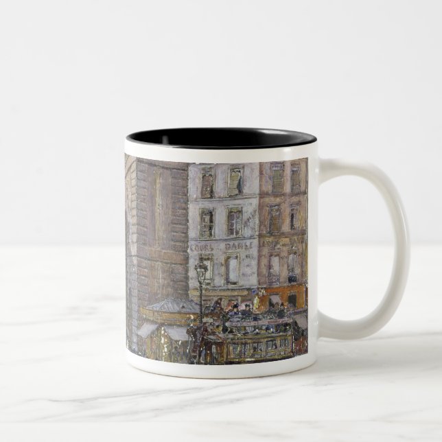 The Porte Saint-Martin, 1898 Two-Tone Coffee Mug (Right)