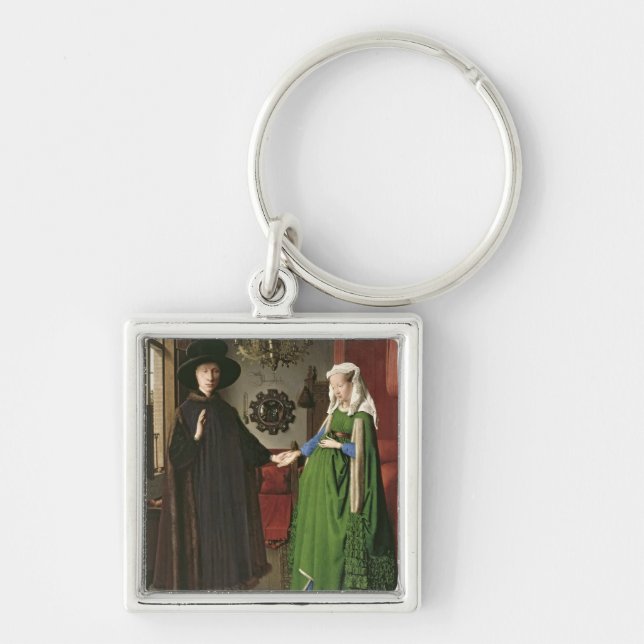 The Portrait of Giovanni Arnolfini Key Ring (Front)