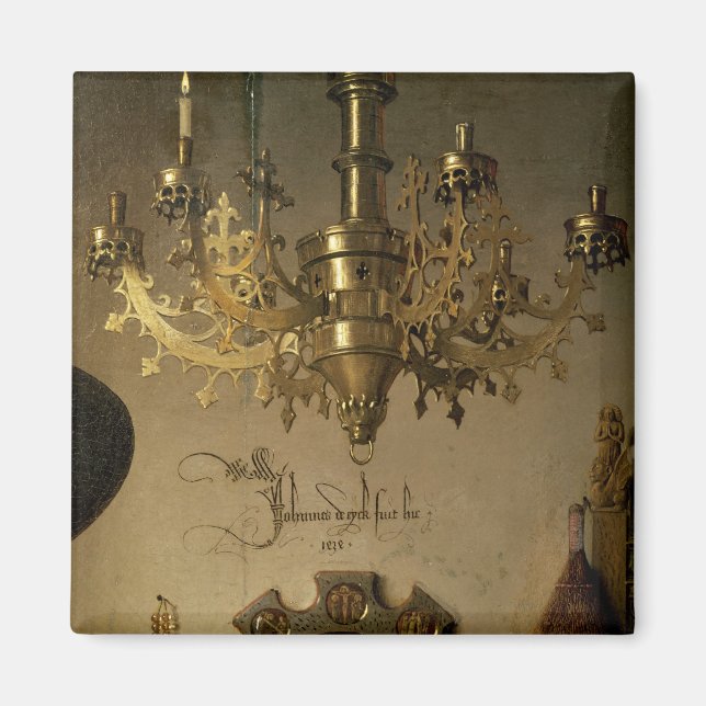 The Portrait of Giovanni  Arnolfini Magnet (Front)