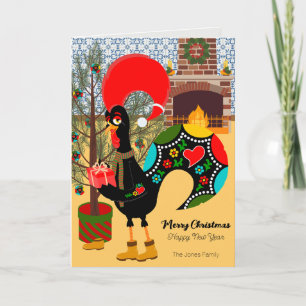 The Portuguese Rooster and the joy of giving Card
