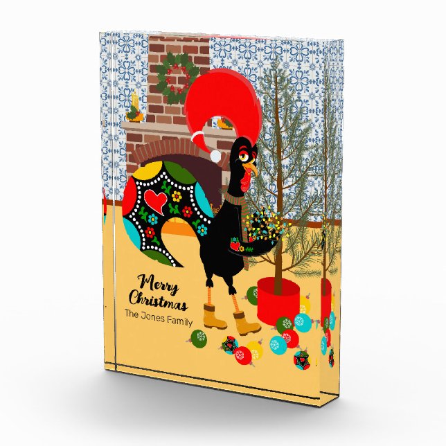 The Portuguese Rooster and the lights of Christmas Photo Block (Right)