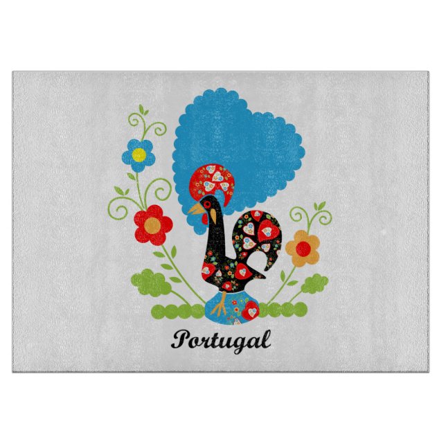The Portuguese Rooster Cutting Board (Front)
