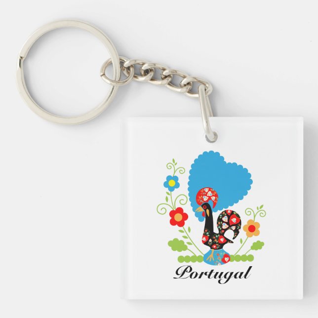 The Portuguese Rooster Key Ring (Front)