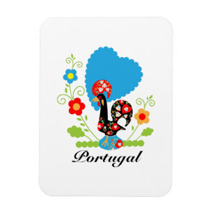 The Portuguese Rooster Magnet