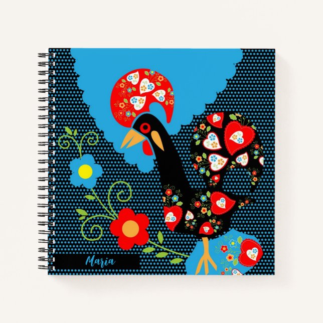 The Portuguese Rooster Notebook (Front)