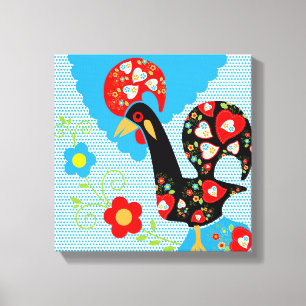 The Portuguese Rooster of Barcelos Canvas Print