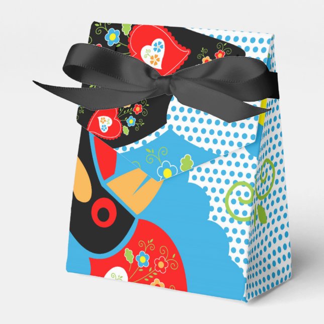 The Portuguese Rooster of Barcelos Favour Box (Front Side)