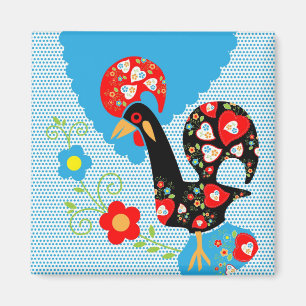 The Portuguese Rooster symbol of Portugal Magnet