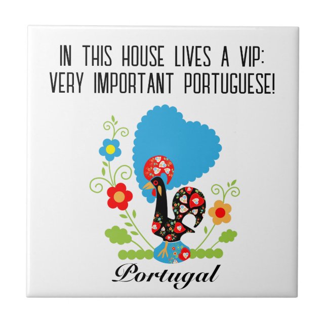 The Portuguese Rooster Tile (Front)