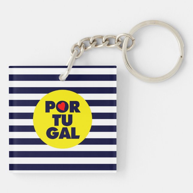 The Portuguese sunshine Key Ring (Back)