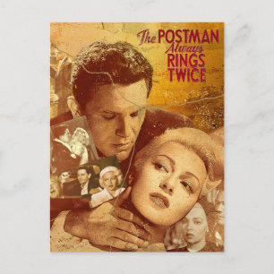 The Postman & Cora Smith Postcard