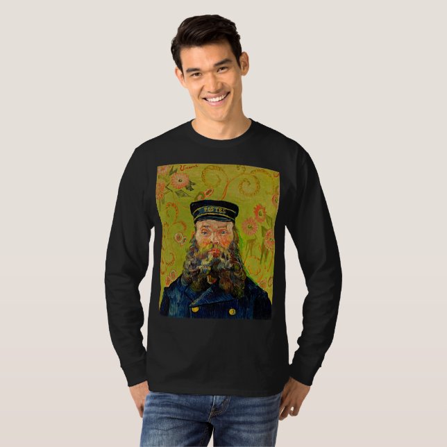 The Postman (Joseph Roulin) by Vincent Van Gogh T-Shirt (Front Full)