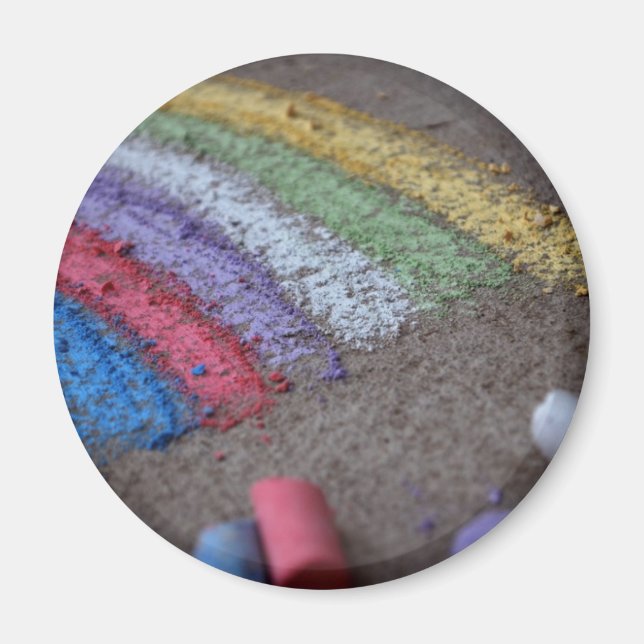 The Pot of Gold at the End of the Rainbow, Chalk Magnet (Front)