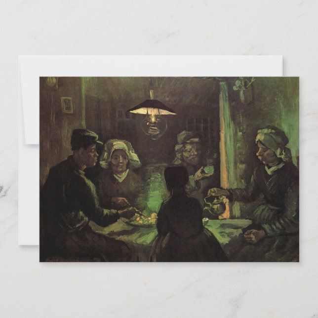 The Potato Eaters by Vincent van Gogh Invitation (Front)