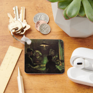 The Potato Eaters by Vincent van Gogh Key Ring