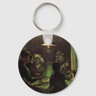 The Potato Eaters by Vincent van Gogh Key Ring