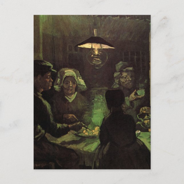 The Potato Eaters by Vincent van Gogh Postcard (Front)
