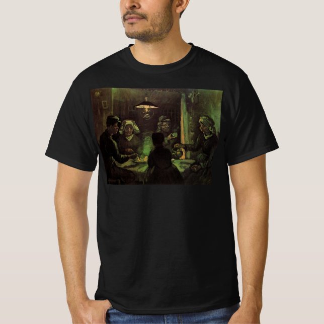 The Potato Eaters by Vincent van Gogh T-Shirt (Front)
