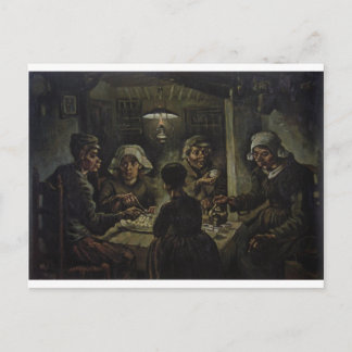 The Potato Eaters - Vincent Van Gogh (1885) Postcard