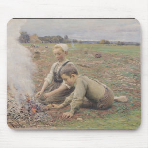 The Potato Gatherers, 1898 Mouse Pad
