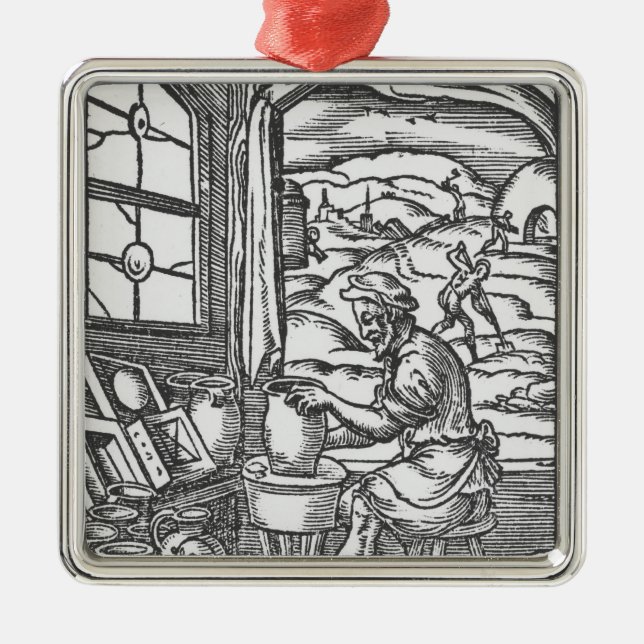 The potter, 1574 metal tree decoration (Front)