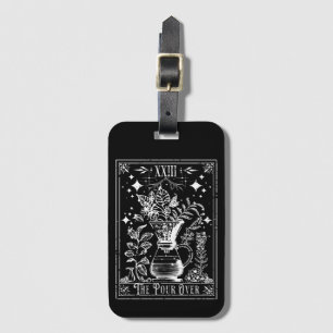 The Pour Over Coffee Tarot Card Luggage Tag