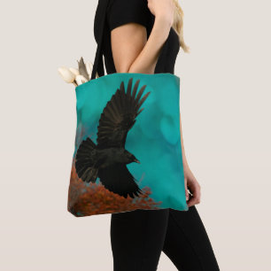 The Power Of A Crow Tote Bag