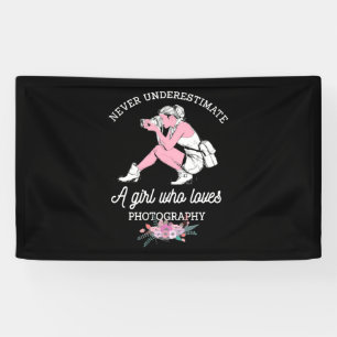 The Power Of A Girl Who Loves Photography Banner