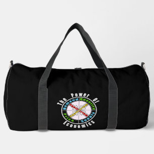 The power of economics duffle bag