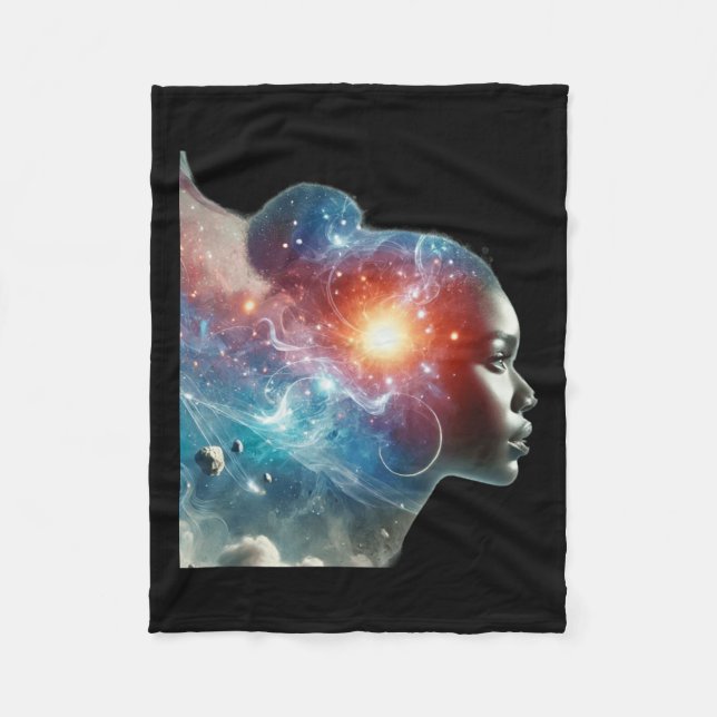 The Power Of Mind Over  Fleece Blanket (Front)